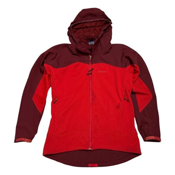 PATAGONIA Vintage Y2K Designer Outdoor Shell Windbreaker Red Jacket Mens Small - Picture 1 of 10